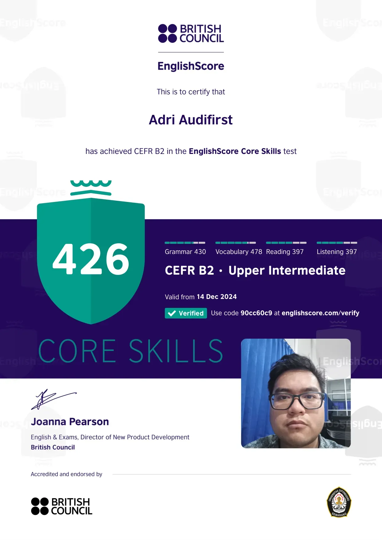 EnglishScore Core Skills