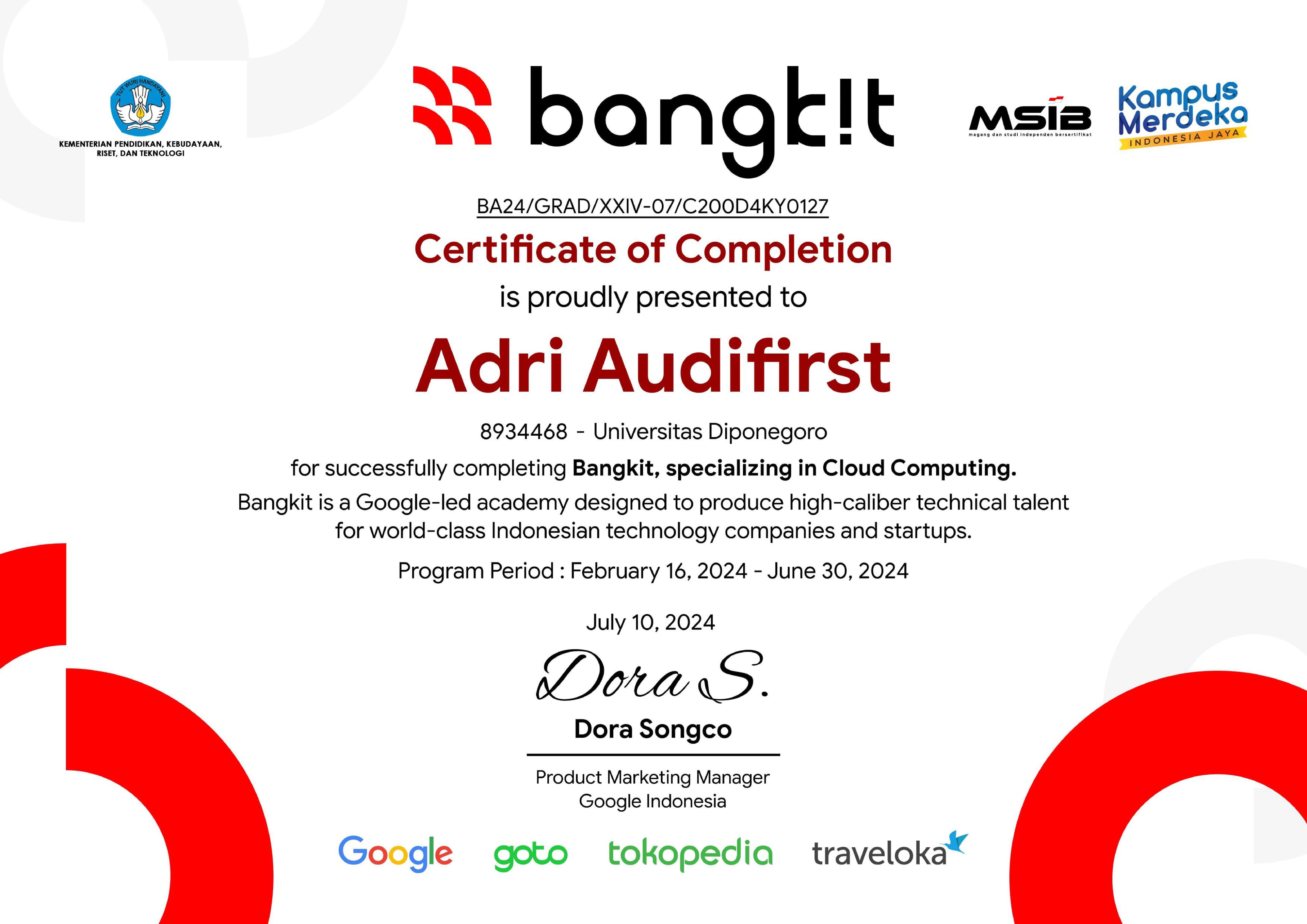 Cloud Computing Cohort